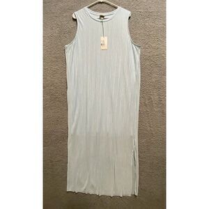 A New Day dress womens XXL blue sleeveless lined long  NWT
